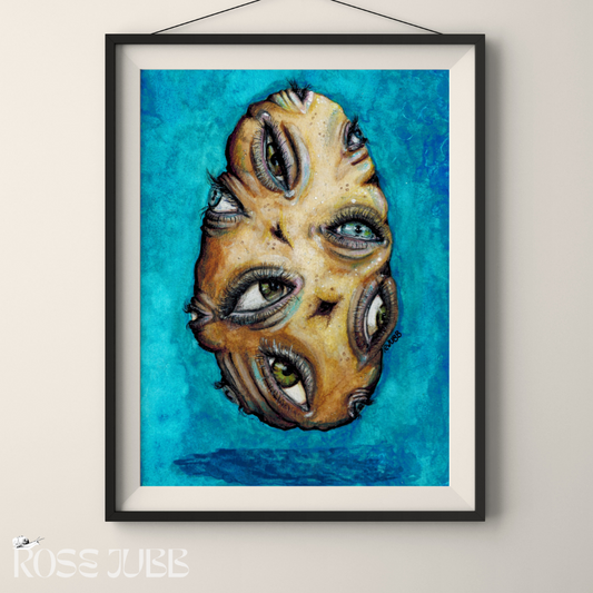 'Eye Dig You' Matted Print