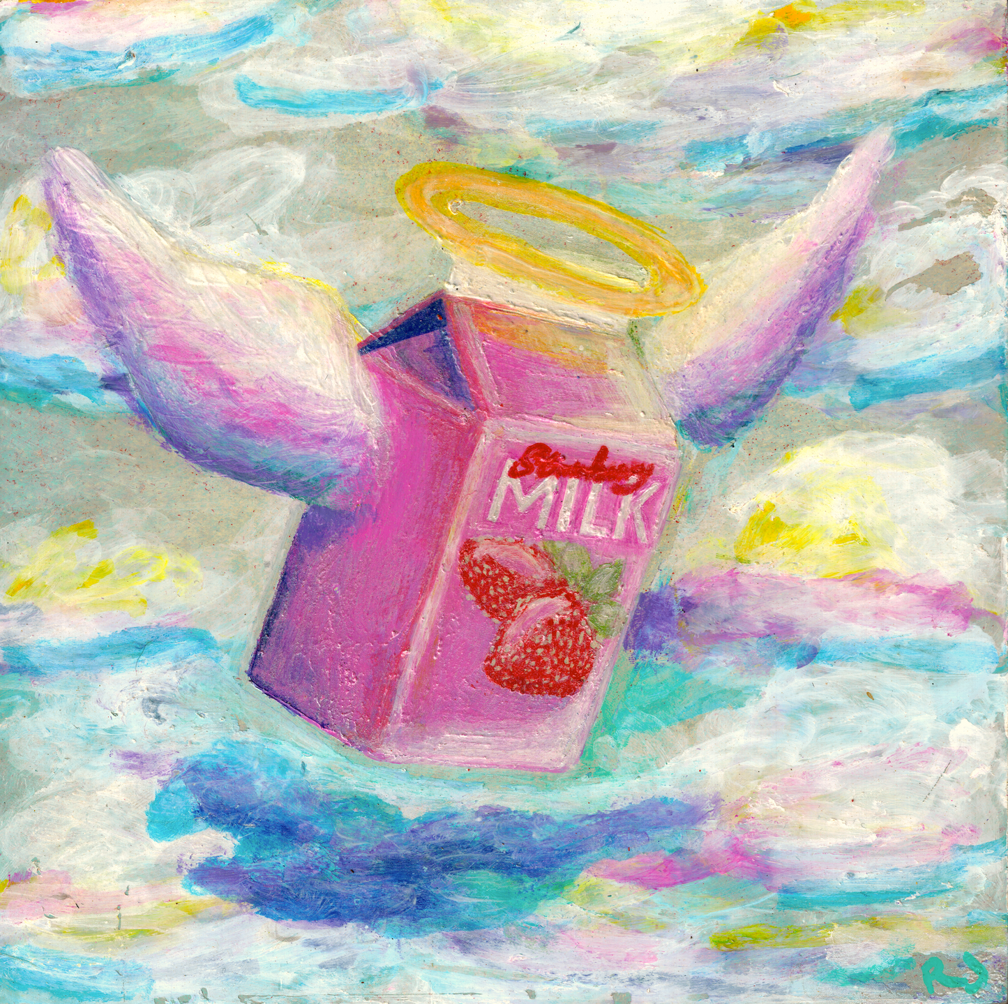 'Strawberry Milk in Heaven' Print