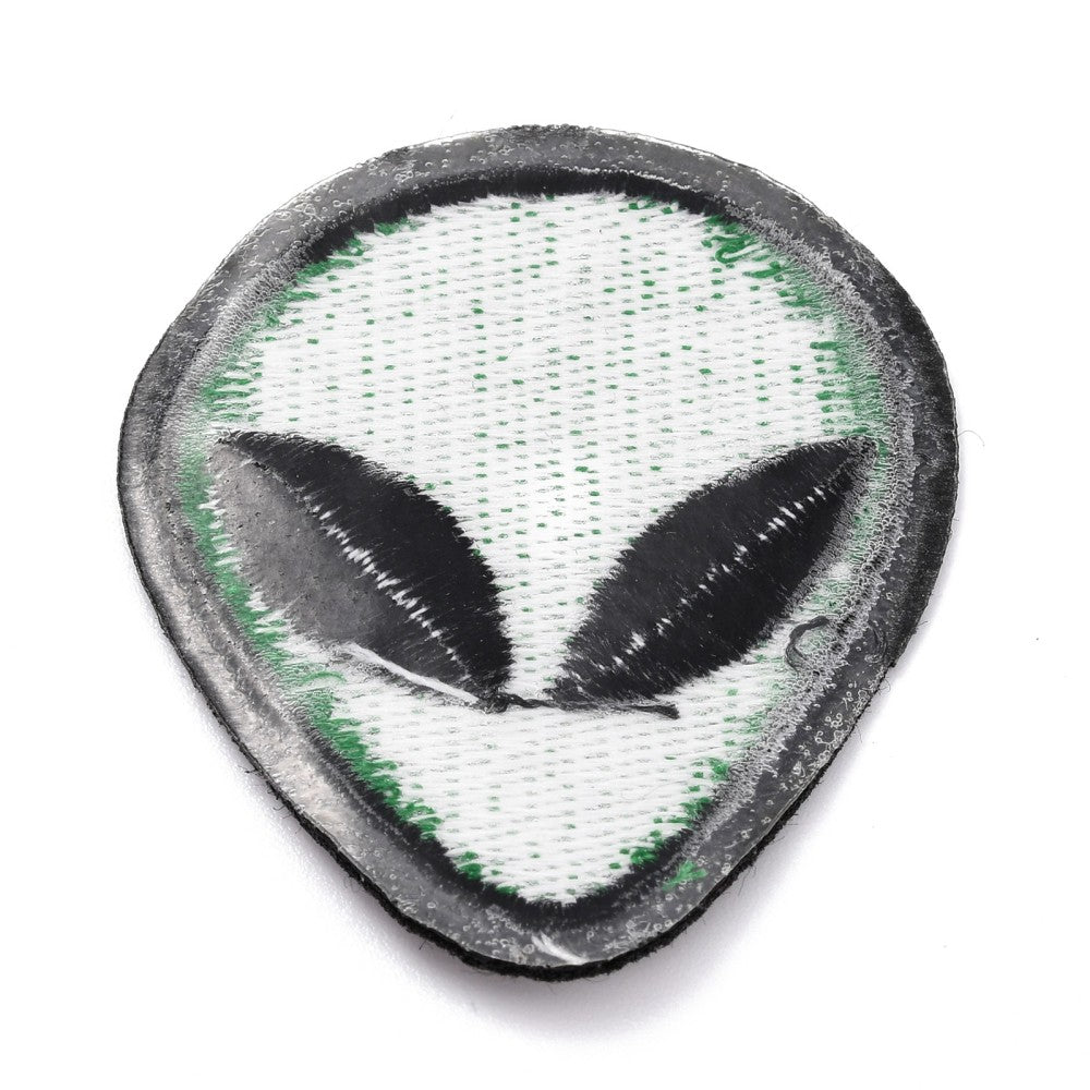 Green Visitor - Embroidered Iron-On Patch