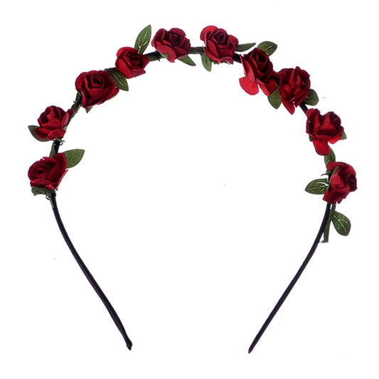 Fabric Rose Headband