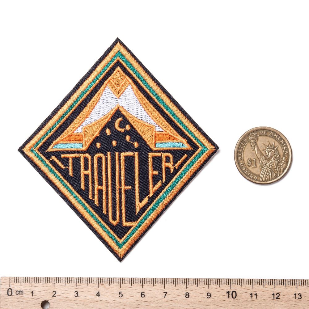 Space Traveler - Embroidered Iron-On Patch